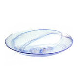 Japanese Handmade Glass Plate (Blue) - 3 pcs