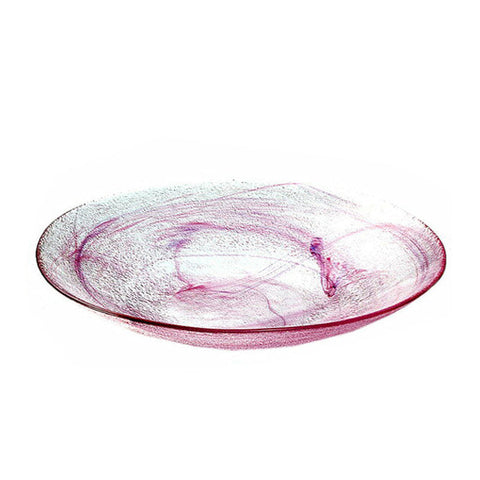 Japanese Handmade Glass Plate (紅) - 3 件