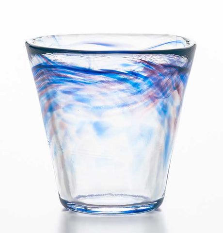 Japanese Handmade Glass - Tumbler (Blue) - 3 PCS