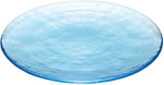 Japanese Handmade Glass Plate 27cm (River Blue) - 3 PCS