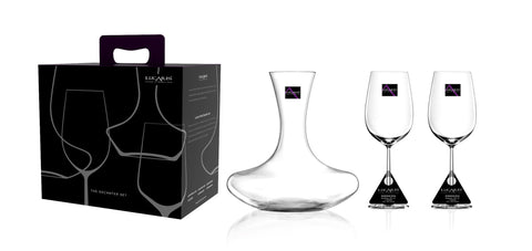 0.75L Temptation Decanter and Shanghai Soul Glasses Gift Set (2 Glasses and 0.75L Decanter)