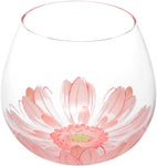 Gerbera Glass Tumbler (Pink)