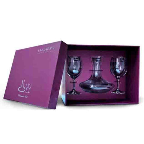1L Decanter and Shanghai Soul Bordeaux Glasses (2 Glasses and 1L Decanter)