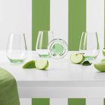 Colorful Life Glass Tumbler Gift Set (Green)